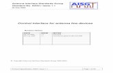 Revision History DATE ISSUE NOTES · 2018-05-10 · Antenna Interface Standards Group Standard No. AISG1: Issue 1.1 30 July 2004 Protocol Specification AISG1 Issue 1.1 Page 5 of 56