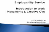 Chris Messenger Employability Advisor - msdm · 2015-03-13 · STEP 1 – Call into the Job Shop and register with the Employability Service to discuss your interests and get your