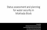 Status assessment and planning for water security in Mokhada … January Meeting... · Intervention planning protocol design Technology Development and Solutions Cell @ CTARA, IIT