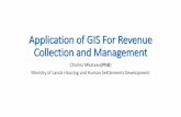 Application oof GGIS FFor Revenue Collection and Management · 2017-10-17 · Application oof GGIS FFor Revenue Collection and Management Charles Mkalawa(PhD) ... Area 1450 km2 Population