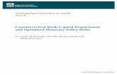 Countercyclical Bank Capital Requirement and Optimized ... · shows that compared to a constant capital rule, a capital requirement that varies according to the risk characteristics