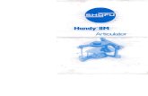 Handy'11M HANDY 11M ARTICULATOR SPECIFICATIONS I. The Shofu Handy lIM Articulator is constructed on