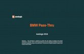BMW Pass-Thru - Autologic MINI/US/US_BMW...BMW Pass-Thru Autologic 2016 Disclaimer – This information is provided as a guide only and subject to change by the vehicle manufacturer.