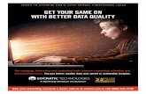 GET YOUR GAME ON WITH BETTER DATA QUALITYfiles.ctctcdn.com/ce4b6644201/6e378e32-1c19-46e1-aab9-31cd8ba63492.pdfDecember 2015 Technological, methodological, economic & business changes