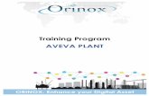 Training Program AVEVA PLANT - Orinox · PDF file 2018-12-03 · AVEVA PDMS USER DRAFT Training number OF_004 Duration 5 days Available version AVEVA PDMS V12.0 / AVEVA PDMS V12.1SP2