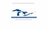 The State of Lake Michigan in 2016of common fish names and their corresponding scientific names) and their major habitats in similar fashion to the 2012 report. One chapter covers