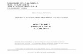 INSTALLATION AND TESTING PRACTICES · NAVAIR 01-1A-505-4 T.O. 1-1A-14-4 TM 1-1500-323-24-4 13 AUGUST 2004 TECHNICAL MANUAL INSTALLATION AND TESTING PRACTICES AIRCRAFT FIBER OPTIC