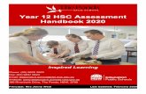 Year 12 HSC Assessment Handbook 2020 · • Band 6 = 90 – 100 marks • Band 5 = 80 – 89 marks • Band 4 = 70 – 79 marks • Band 3 = 60 – 69 marks • Band 2 = 50 – 59