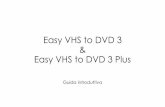 Easy VHS to DVD 3 Getting Started Guide - Roxioimg.roxio.com/guides/GSG/VHStoDVD3/Easy_VHS_to_DVD_GSG_ITA.pdf · Easy VHS to DVD — Utilizzate quest'applicazione per trasferire video