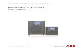 PowerValue 11 T 1-3 kVA User Manual - ABB Group · 04-3598_ABB_PVA11_T_1-3kVA_EN_REV-B.doc Page 3/29 ABB Modifications reserved FOREWORD The UPS system operates with mains, battery