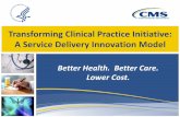 Transforming Clinical Practice Initiative: A Service ...• The Transforming Clinical Practice Initiative seeks to have PTN applicants focus their work on stated aims and related milestones.