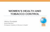 WOMEN’S HEALTH AND TOBACCO CONTROLAbout the EIWH • The European Institute of Womenʼs Health is a health NGO launched in 1996. • The EIWH aims to ensure a gender-sensitive approach
