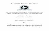NATIONAL JUDICIAL ACADEMY PR.pdf · National Judicial Academy organized an orientation programme for Newly Appointed Civil Judges (Junior Division) from 16th to 22nd January 2015.