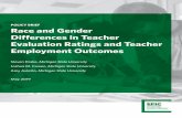 POLICY BRIEF Race and Gender Differences in Teacher ... · EPIC Education Policy Innovation Collaborative RESEARCH WITH CONSEQUENCE MAY 2019 Race and Gender Differences in Teacher