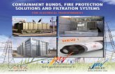 CONTAINMENT BUNDS, FIRE PROTECTION …omega-energietechniek.nl/wp-content/uploads/2016/03/...CONTAINMENT BUNDS, FIRE PROTECTION SOLUTIONS AND FILTRATION SYSTEMS FOR ELECTRICAL TRANSFORMERS