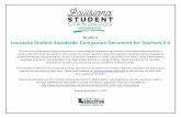 Grade 6 Louisiana Student Standards: Companion Document ... · Louisiana Student Standards: Companion Document for Teachers 2.0 . ... Students should spend the large majority of their
