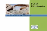 Achievement Report FAO Ethiopia · Ethiopia is one of the original members of FAO, joining the organization in 1948. Since 1981 when FAO-Ethiopia was established, FAO has been an