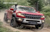 CHEVY COLORADO · Developed in harmony with the vehicle-level engineering and design standards of Chevy trucks, Chevrolet Accessories are created to fit right and work in concert