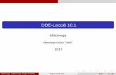 DDE-Lección 10libroweb.alfaomega.com.mx/book/874/free/data/leccion_10.1.pdfÍndice 1 Presentación 2 Diseños para mezclas De nición del problema Diseños para mezclas 3 Ejemplo