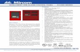 INTELLIGENT FIRE ALARM CONTROL PANEL FX-2000 SERIES · INTELLIGENT FIRE ALARM CONTROL PANEL FX-2000 SERIES Mircom reserves the right to make changes at any time without notice in