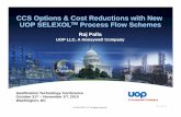 CCS Options & Cost Reductions with New UOP SELEXOLTM ... · By Process Unit (MW) Compression Pumping Plant Process Option TotalCO 2 Frac. SELEXOL CO ... Sulfur Air Separation Sulfur