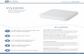 Datasheet - PA1200 Access Point - v1coffee shop hotspot and outdoor WiFi extension. POWER OVER ETHERNET (PoE) Power over Ethernet (PoE) allows to supply a device with power and data