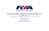 RYA CYMRU WALES NATIONAL & REGIONAL …...3 Foreword RYA Cymru Wales is the Royal Yachting Association’s (RYA) council for Wales and is committed to developing the best young racing