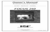 Operation • Maintenance • Installation FOCUS 250rsf-fireplaces.com/c/icc/file_db/docs_document.file_en/... · 2018-07-12 · Study your manual to be sure that the installation