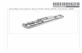 Assembly Instructions: Series P120, Series P210, and Series 2000 2000, P120 and P210 Assy... · Were there any changes to the dimensions for the piston mounts NR25, NR30 and NR35?