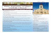 Saint Augustine of Hippo Catholic Church · 2019-11-08 · Website: ... Saint Augustine of Hippo Catholic Church . WELCOME TO S T. A UGUSTINE P ARISH! W ELCOME! If you are visiting