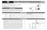 FACT SERIES END SUCTION CENTRIFUGAL PUMP (FOR BELT OR ... · FACT SERIES END SUCTION CENTRIFUGAL PUMP (FOR BELT OR COUPLING DRIVE) OWNER'S MANUAL PUMP WELL CASING SUCTION LINE FOOT