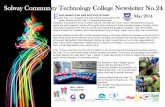 Solway Community Technology College Newsletter …...Solway Community Technology College Newsletter No.24 E xam season has well and truly arrived! Our Year 7 to 10 pupils start their