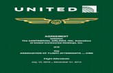 AGREEMENT - United States Department of Labor · 2011 concerning the United Air Lines/Continental Airlines single transportation system, the Continental Airlines, Inc. subsidiary
