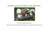 Small animal health and diseases - Kasetsart Universitylas.vet.kps.ku.ac.th/Sheep and Goat Herd Health... · Small animal health and diseases Theera Rukkwamsuk Faculty of Veterinary