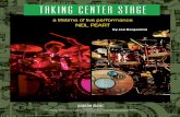 TAKING CENTER STAGE · 2 ConTenTs Foreword 5 Introduction 6 About This Book 8 The Making of Taking Center Stage 14 Drum Key 30 CHAPTER 1: 2112 and All the World’s a Stage Tours