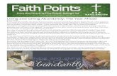 Faith Points - HBBC · Faith Points Volume 55 Number 2 February 2015 from the Church at Five Points, Raleigh, NC For the past few months, this phrase has been spoken and seen around