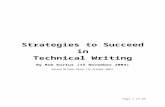 Success requirements - Armstrong MyWireusers.zoominternet.net/~drbconsulting/Files/Technical Writing Suc…  · Web viewSuccess Requirements 4. The Five Powers of a Champion Technical