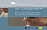 ESOL Case Studies 132pp - UCL Institute of Education · Research Report English for Speakers of Other Languages (ESOL) - case studies of provision, learners’ needs and resources