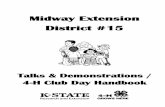 Midway Extension District #15 · Prompt cards, are just notes, not your whole talk written out. No Gum, Cell Phones, Talk Loud, Make Eye Contact with Audience, Smile! Practice, Practice,