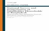 National Survey and Segmentation of Smallholder Households ... · financial institutions (NBFIs) (Bangla-desh Bank 2016). This paper, however, reports MFI and NBFI data together to