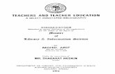 TEACHERS AND TEACHER EDUCATIONeducation, types of teacher education, need and significance of techer education, types, need and signficance of preservice and inservice aspects of teacher