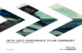 2019-2023 CORPORATE PLAN SUMMARY - Export Development … · Export Development Canada (EDC) is a financial Crown corporation that provides Canadian companies with the ... EDC’s