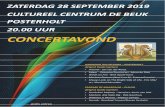 2019-09-28-concert met Elsloo in de Beukharmonieposterholt.nl/wp-content/uploads/2019/09/2019-09-28-concert... · Arsenal ‐ Jan van der Roost Edgar ‐ Giacomo Puccini/arr. Johan
