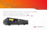 N6700 Modular Power System Family · 2020-02-07 · DATA SHEET N6700 Modular Power System Family N6705C, N6715C DC Power Analyzer Mainframes N6731B – N6786A DC Power Modules N6791A