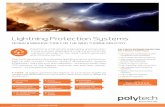 Lightning Protection Systems · compliant with APQP4Wind and committed to these 8 key steps of design and Full nacelle LPS systems LPS sensor systems PolyTech is a full service engineering