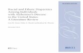 Racial and Ethnic Disparities Among Individuals with ...Racial and Ethnic Disparities Among Individuals with Alzheimer’s Disease in the United States: A Literature Review Lisa M.