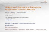 State-Level Energy and Emissions Projections from GCAM-USAState-Level Energy and Emissions Projections from GCAM-USA Steven J. Smith*, Catherine Ledna Joint Global Change Research