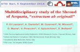 Multidisciplinary study of the Shroud of Arquata ... arquata.pdfMultidisciplinary study of the Shroud of Arquata, “extractum ab originali ... creating a database for future analyses,