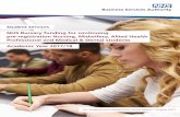NHS Bursary funding for continuing pre-registration Nursing, Midwifery… · 2017-09-25 · NHS Bursary funding for continuing healthcare students (1) 09/2017 7 You are a continuing
