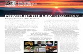 POWER OF THE LAW QUARTERLY · POWER OF THE LAW QUARTERLY Fall 2016 MARK VANDYKE ... that low-income families spend a dispro-portionate amount of their income on electricity, so have